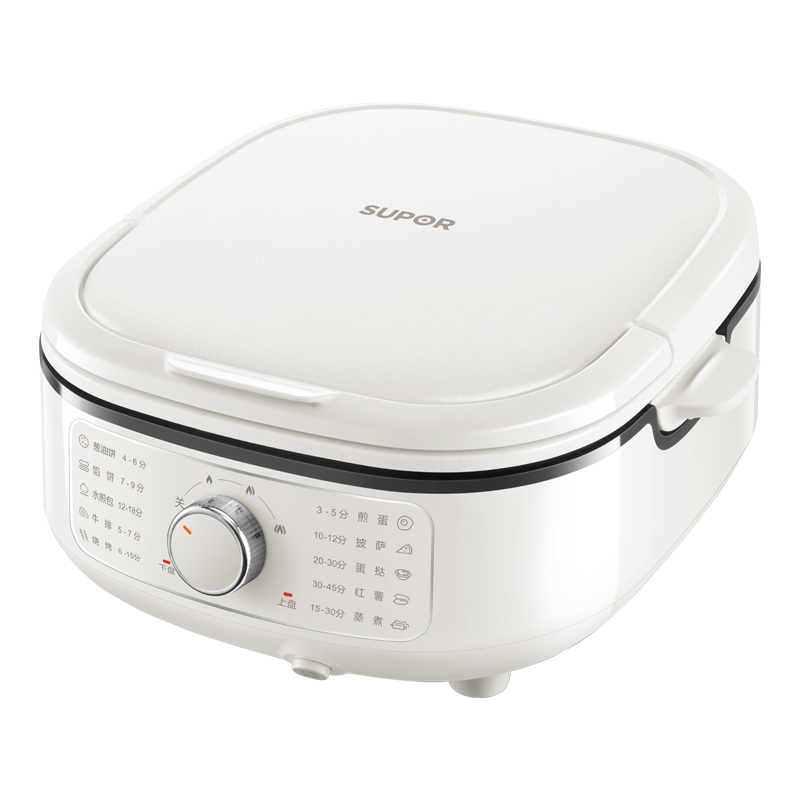 苏泊尔(SUPOR)电饼铛 电饼档家用上下可拆蒸锅火锅炒锅煎饼烙饼三明治机75mm加深火力可调 JT2828R864