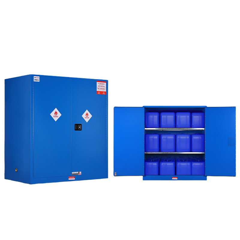 智叶舟防火防爆柜110加仑蓝色1500*860*1650mm台
