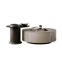 皇朝(Royal)茶几 边几 创意茶几组合 钢琴烤漆饰面 组合茶几CS8J23115+CS8J23215