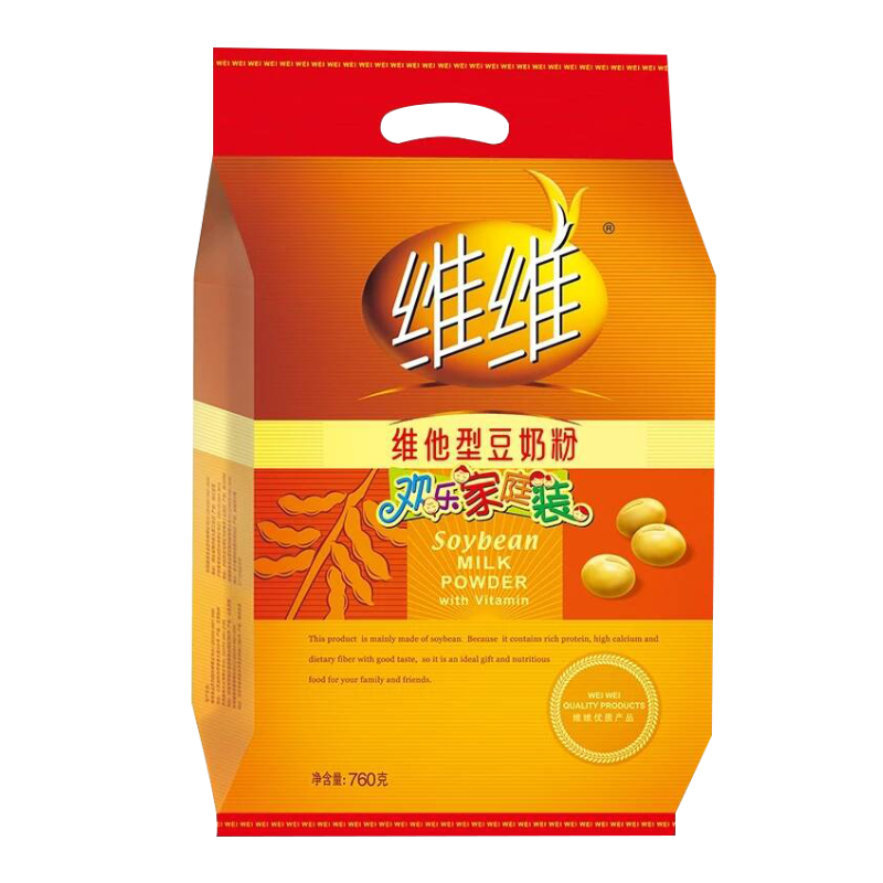 维维 维他型豆奶粉家庭装760gx1袋 速溶豆浆粉速溶早餐营养健康代餐多维学生