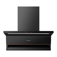 万和(Vanward)[小双翼V9L Plus·纳米抗污面板]顶侧三吸抽排油烟机29风量家用大吸力烟灶联动超薄0嵌配黑色