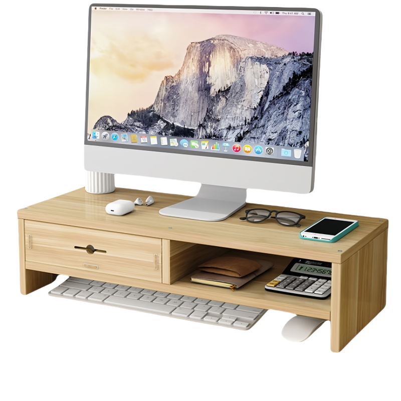 珂洋 显示器增高架 双层隔断(1抽屉) 个