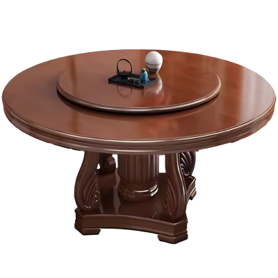 豫龙都转盘餐桌1.4米张
