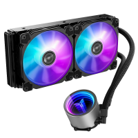 瓦尔基里(VALKYRIE)A240 VK 一体式CPU水冷散热器 多平台扣具 支持LGA1700 ARGB光效