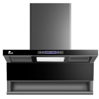 红日(RedSun)顶侧双吸烟灶套装23m³大风量 挥手体感智控 一键热除油清洗厨房净烟LEU30H+EM608B天然气