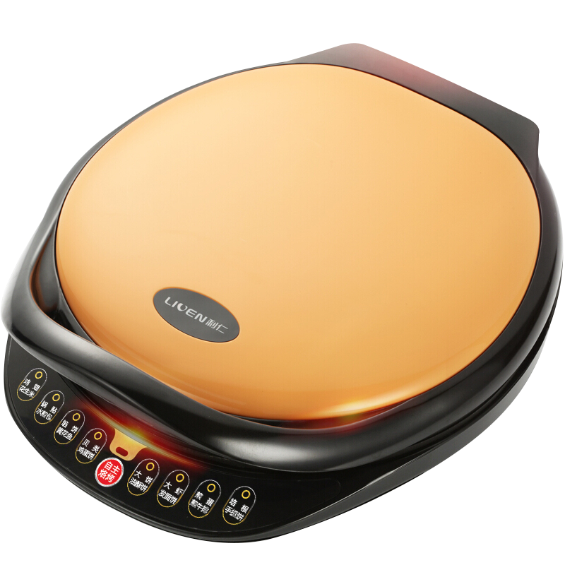 利仁LR-A3200A电饼铛家用上下盘可单独加热双盘悬浮不粘涂层烤饼机煎烤机烙饼机煎饼锅可自主烙烤LR-A3200A