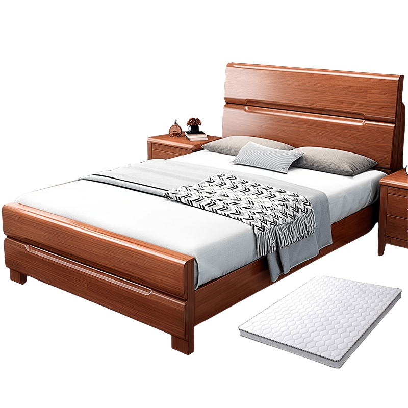 豫龙都宿舍床+床头柜+床垫 1.5m套
