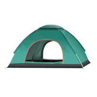 劲脉  露营防晒帐篷 速开墨绿色-200*120*110CM 顶