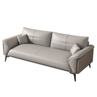 质凡 SF-01简约现代商务接待会客沙发 西皮单人位沙发