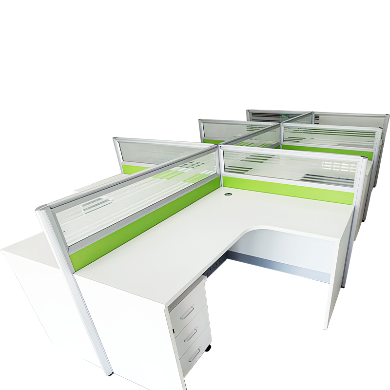 和居态 屏风卡座电脑桌 6人位 组