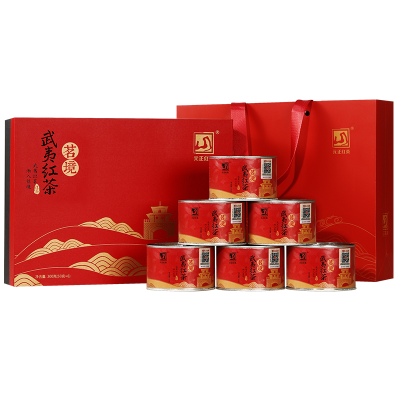 [元正]茗境礼盒 红茶特级正宗武夷山小种红茶罐装武夷红茶茶叶 1盒 300g/盒
