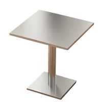 河洛伟业不锈钢餐桌70cm张