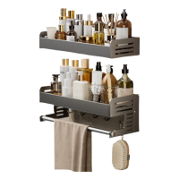 攸形 双层毛巾架60cm套