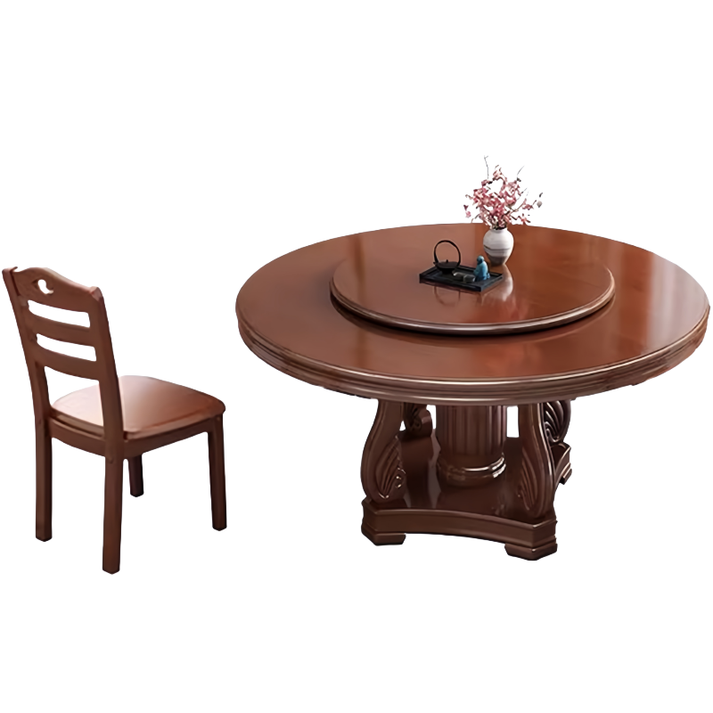 豫龙都 实木餐桌 1.5米+10椅 套