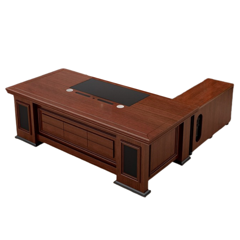 伟樽老板桌带双柜240*110*76cm套