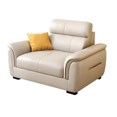晨磊 防烫皮沙发 L1000×D750×H750mm 米