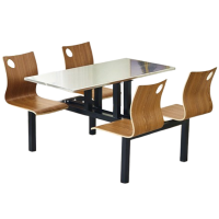 凌迪星不锈钢食堂桌120*60*75cm套