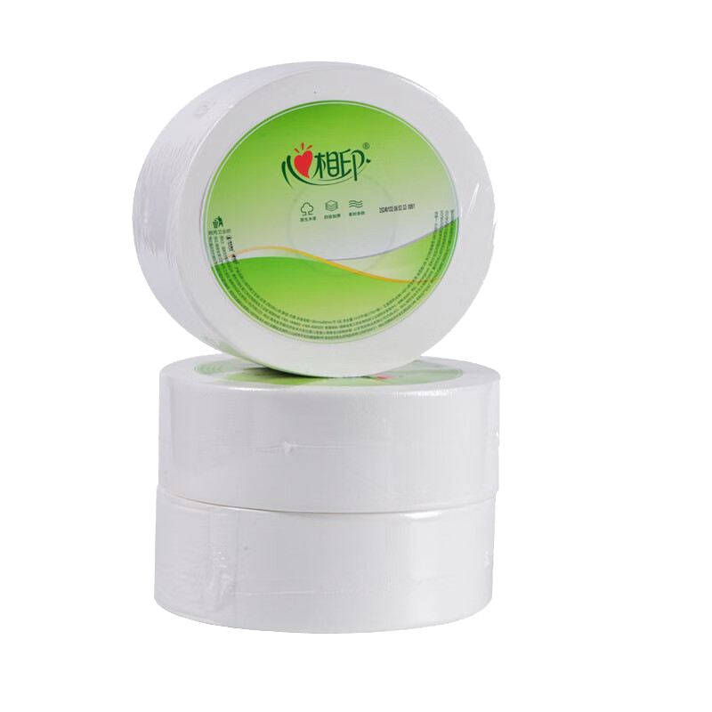 心相印卷纸心润盘纸四层加厚不掉纸屑细腻柔软3卷ZB028
