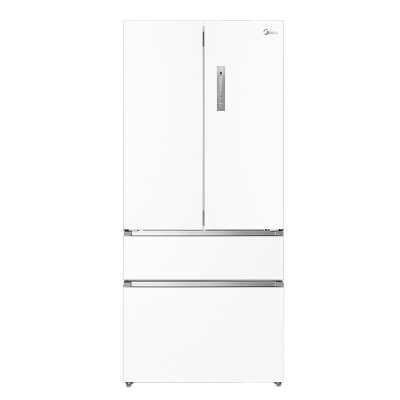 美的(Midea)60cm超薄嵌入式560法式多门四门家用电冰箱MR-560WUFPZE白色纯平全嵌大容量风冷无霜国补