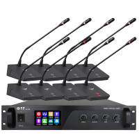 惠度(HuiDu)YX-X4d专业有线手拉手纯讨论型会议麦克风工程大型会议厅报告厅桌面台式鹅颈话筒代表麦