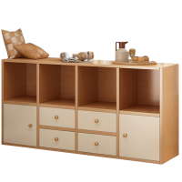 豫龙都实木书柜1.4m个