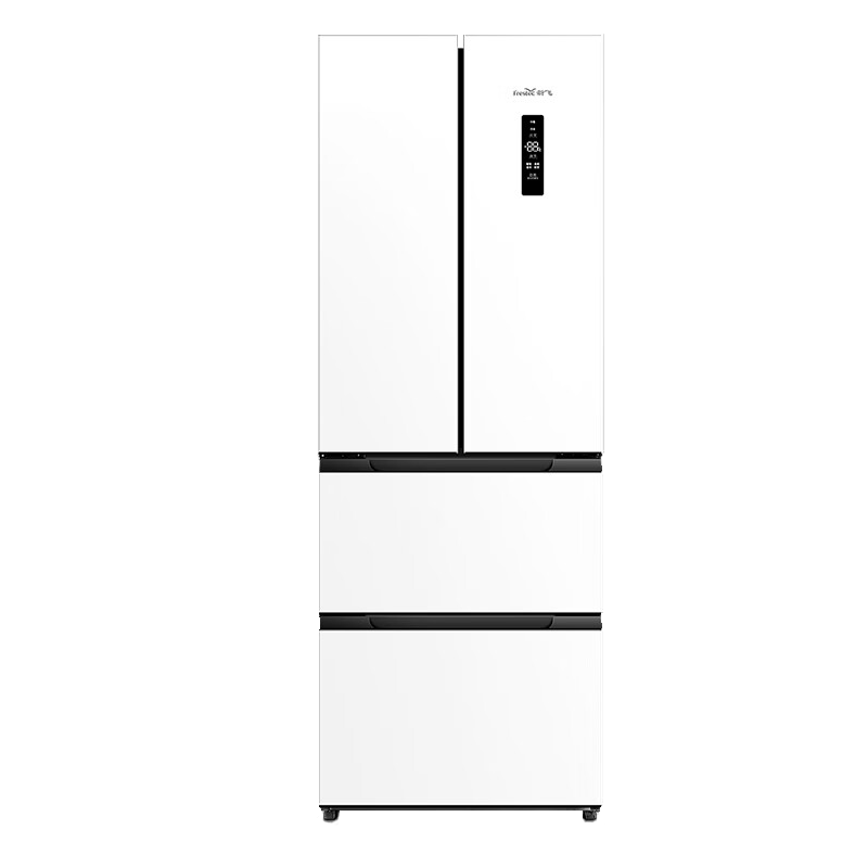 新飞336升变频一级能效法式多门家用冰箱纤薄三档控温多维风冷无霜电冰箱BCD-336WK7AT 336升[素雪白]
