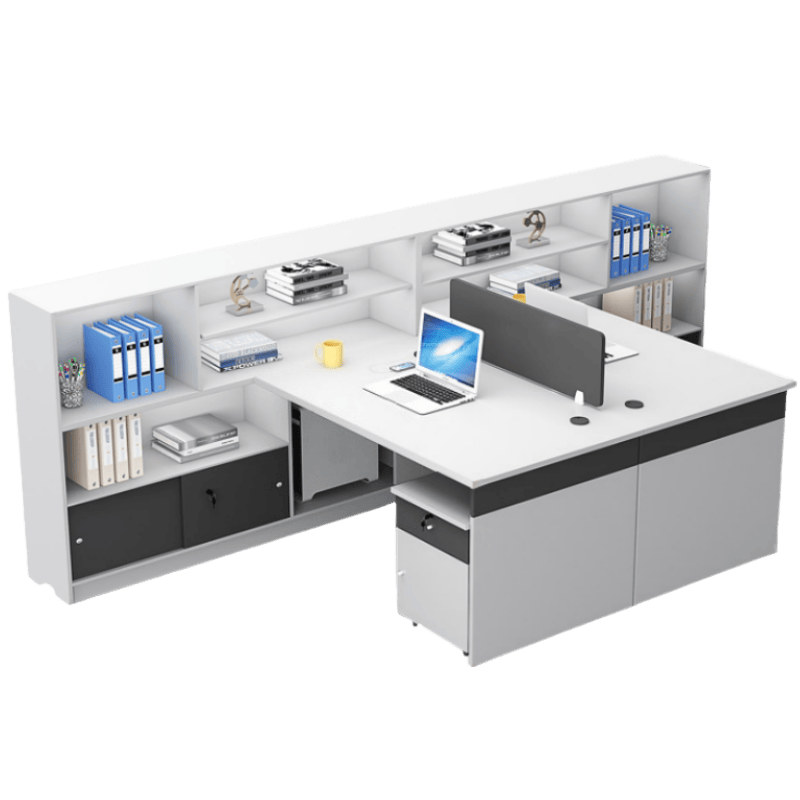 亿洛莱 办公桌+柜 1.7*2.8*1.1m 套