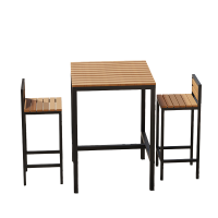 圣承启 吧台桌椅 60cm方桌+2椅 套