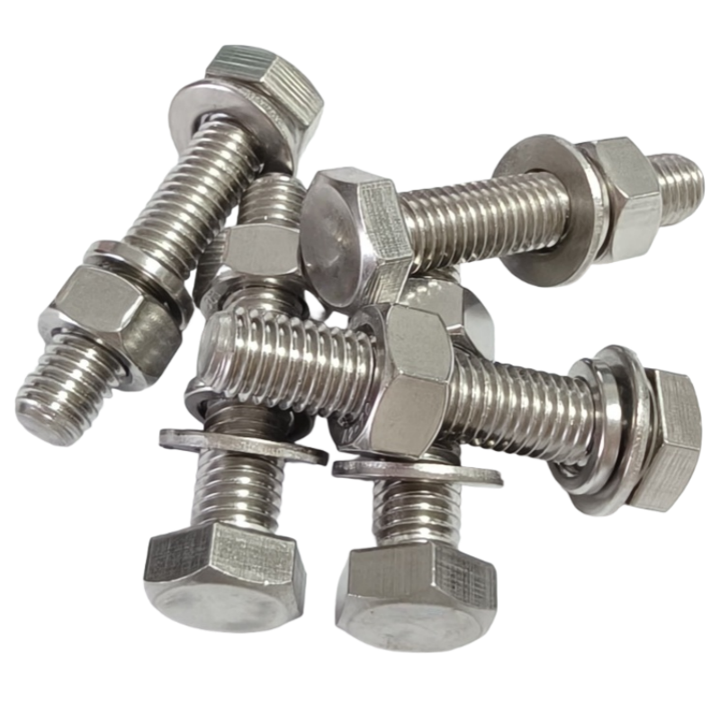 清玖熙月 不锈钢外六角螺栓组合4.8级 M8×25(100套/包) 包