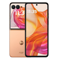 [政府补贴15%]摩托罗拉moto razr 50 Ultra AI元启版4.0英寸5000万像素折叠手机(12GB+512GB 柔和桃限定版)