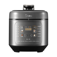美的(Midea)电压力锅304不锈钢内胆电压力锅5L家用4-6人电饭煲高压锅全自动智能预约煲汤炖煮压力锅C5841G