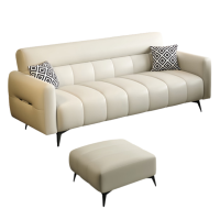 智叶舟折叠沙发210*70*85cm(3+脚踏)套