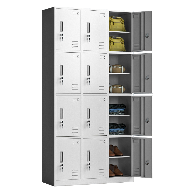 指臣职员柜12门带隔板个