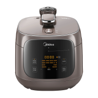美的(Midea)电压力锅家用5L双胆304不锈钢4-6人高压电饭锅压力锅5L智能预约大触控煲汤高压锅MY-C5937G