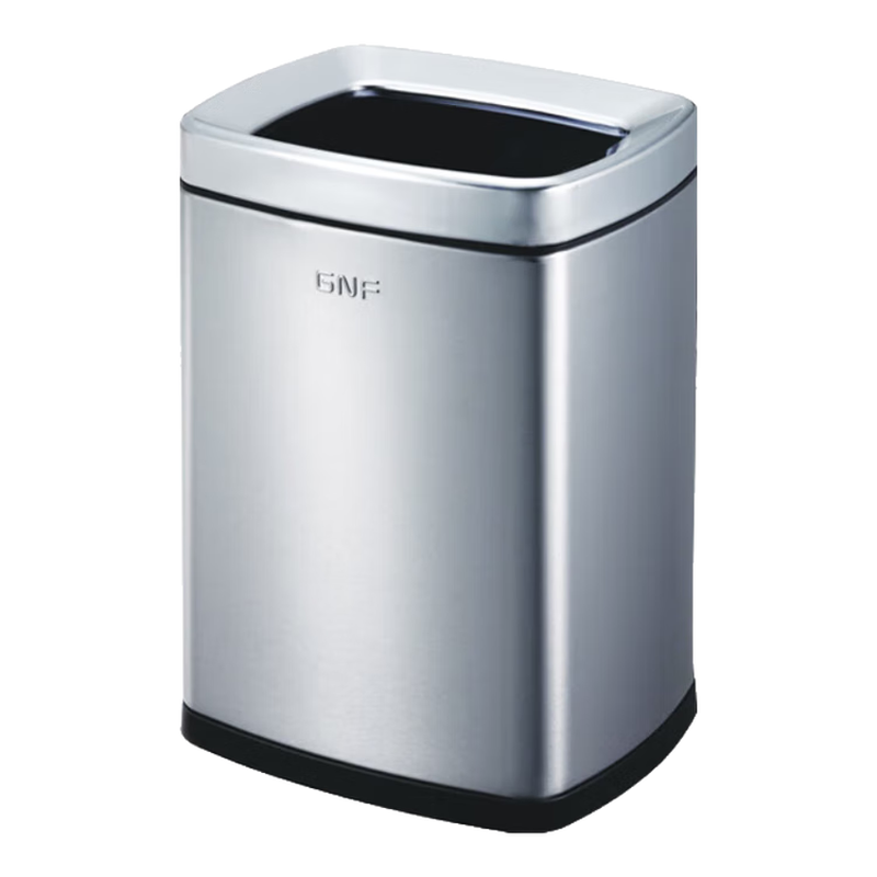 GNF垃圾桶25升脚踏双分类垃圾桶双桶不锈钢室内厨房客厅卧室商用办公室单位酒店客房干湿两分类垃圾桶