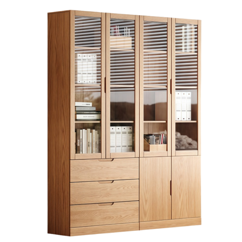 黎珞兴储物柜1.4米四门(带抽屉)台