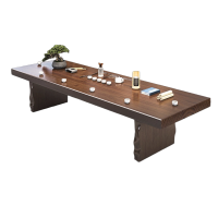 大板实木茶桌新中式禅意整板茶台轻奢现代办公室接待泡茶茶桌椅组合