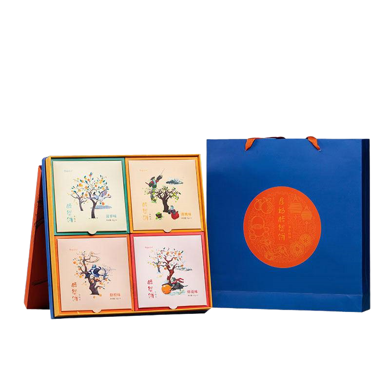 三峡屈原故里屈姑团圆礼盒苏式月饼800G 16枚装