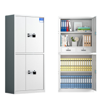 智叶舟钢制办公柜指纹900*420*1850mm台