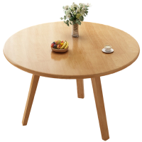 筑亮 圆桌 100*100*75cm原木 张
