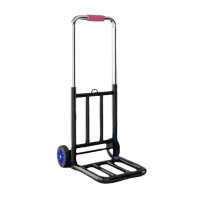 永满铁运 折叠手拉车 拉杆搬运车 31*46*101cm橡胶轮 个