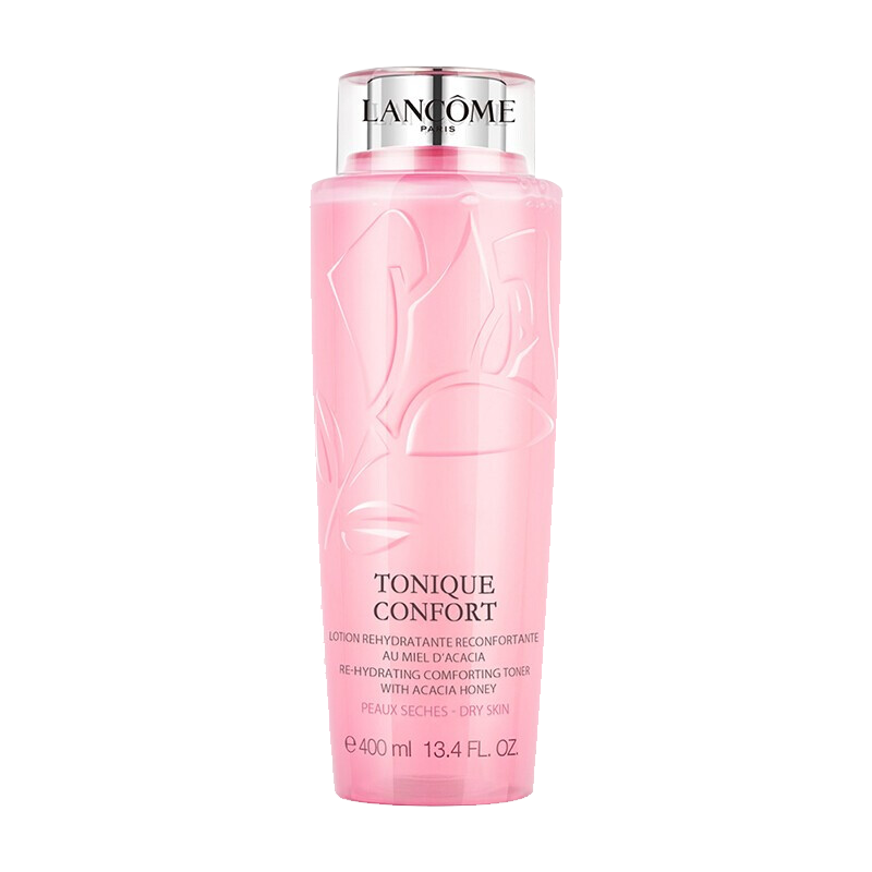 LANCÔME 兰蔻玫瑰露清滢柔肤粉水 爽肤水400毫升干皮真爱补水保湿/大粉水