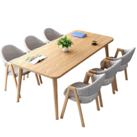 鑫龙都会议桌一桌六椅1.8米套