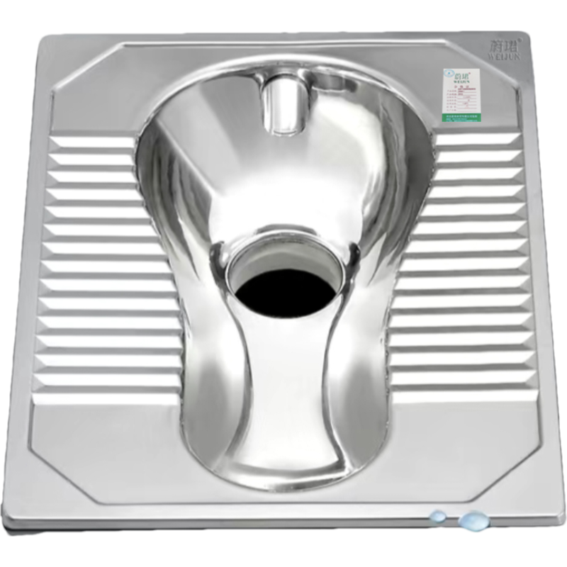 蔚珺不锈钢蹲便器通用型定制款个