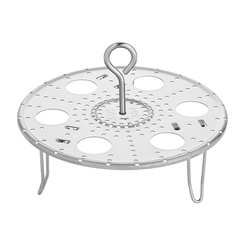 莱柏顿304不锈钢鸡蛋架蒸笼架家用电饭锅高压锅支架蒸蛋架隔水高脚蒸格