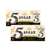 [10月生产]伊利谷粒多 生牛乳五黑 黑果枸杞桑葚牛奶饮品 200ml*16盒*6箱礼盒装