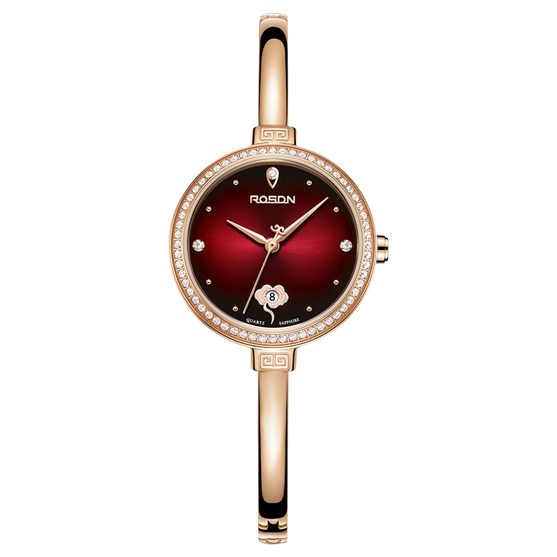 劳士顿(ROSDN)手表女ins风简约气质中国风精选潮流时尚小巧学生女表L3705