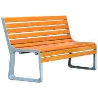 苏宁 质凡 户外长椅带靠背防腐木休闲椅 150*56.5*79.5cm
