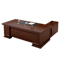 伟樽班桌带双柜180*90*76cm套