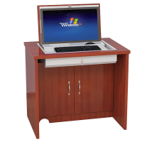 指臣翻转电脑桌单人位张